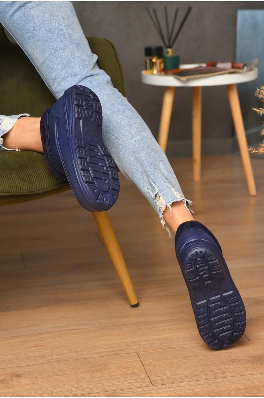 Калоші жіночі на хутрі фіолетового кольору ГП-11 205024