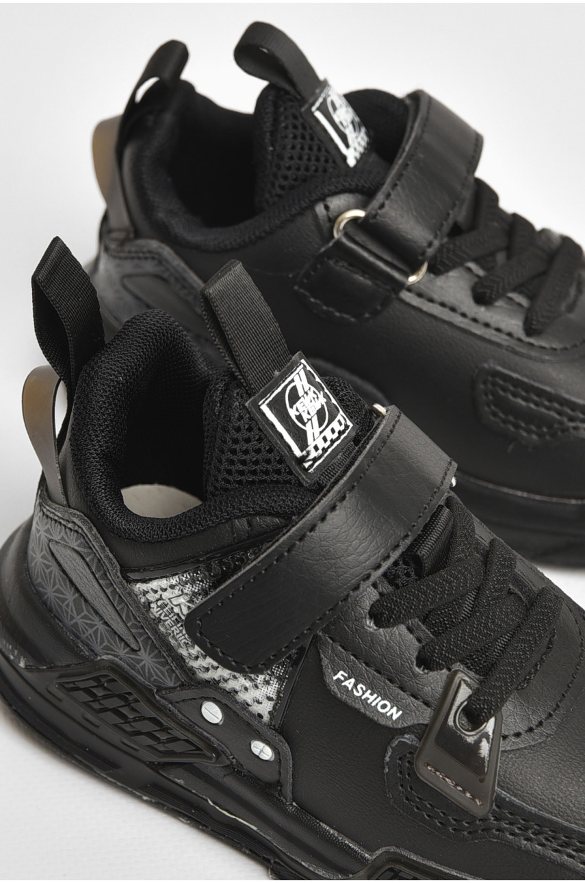 Кроссовки детские черного цвета АК242-1 205076 Кроссовки детские черного цвета АК242-1 205076