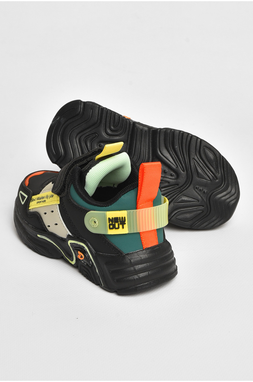 Кроссовки детские черного цвета АК38-2 205078