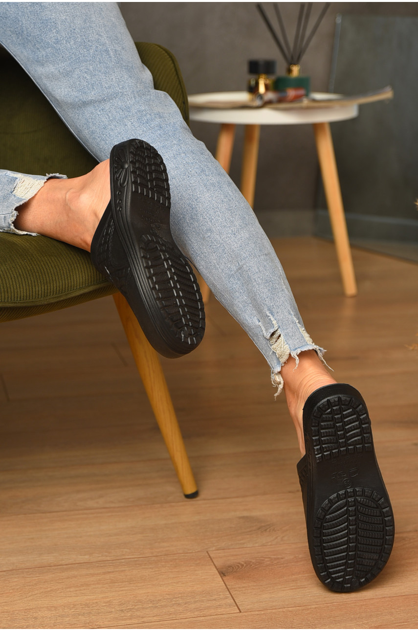 Сабо женские пена черного цвета ПЖ-35 205093