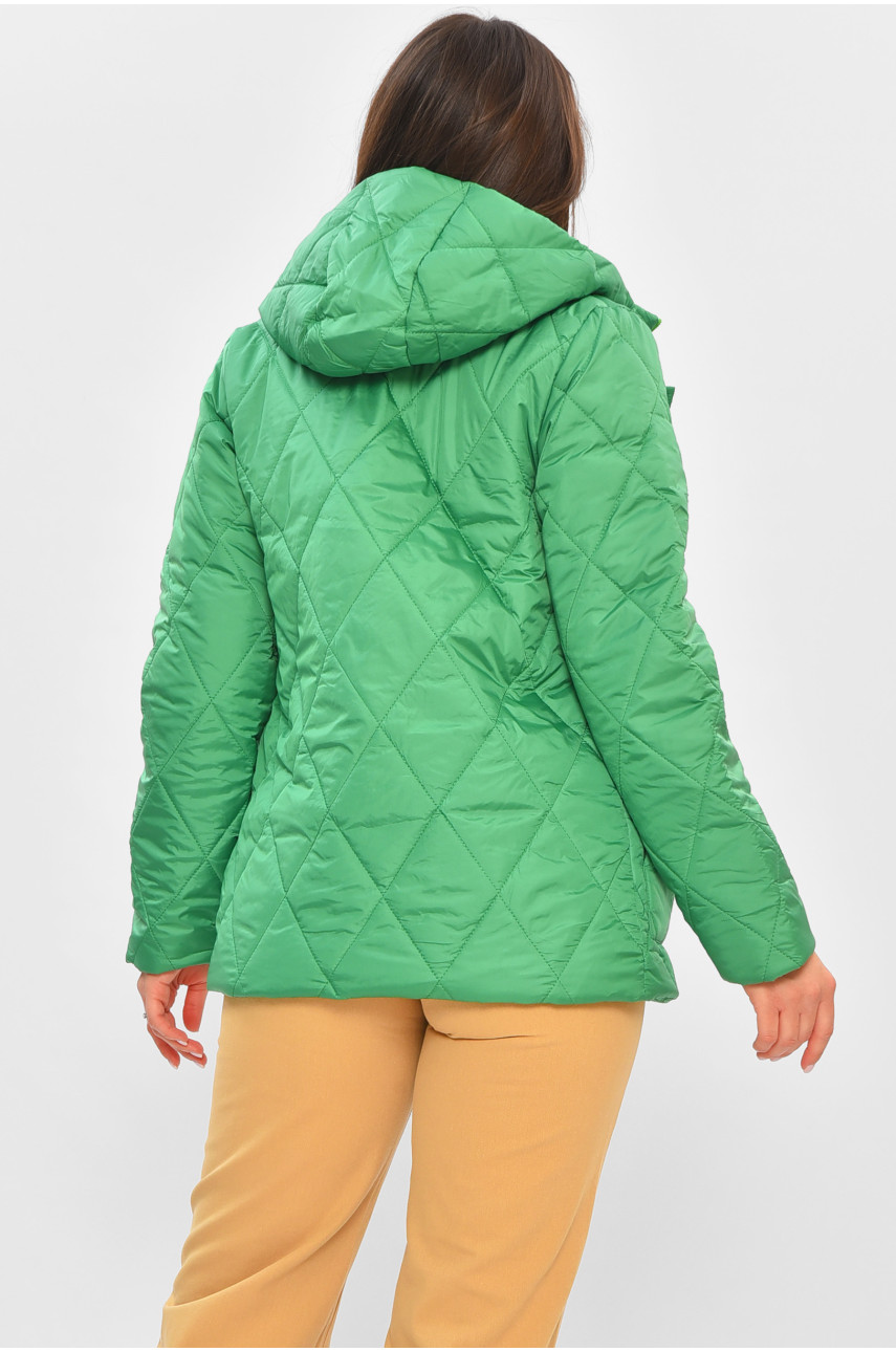 Куртка жіноча демісезонна зеленого кольору 8870 205105