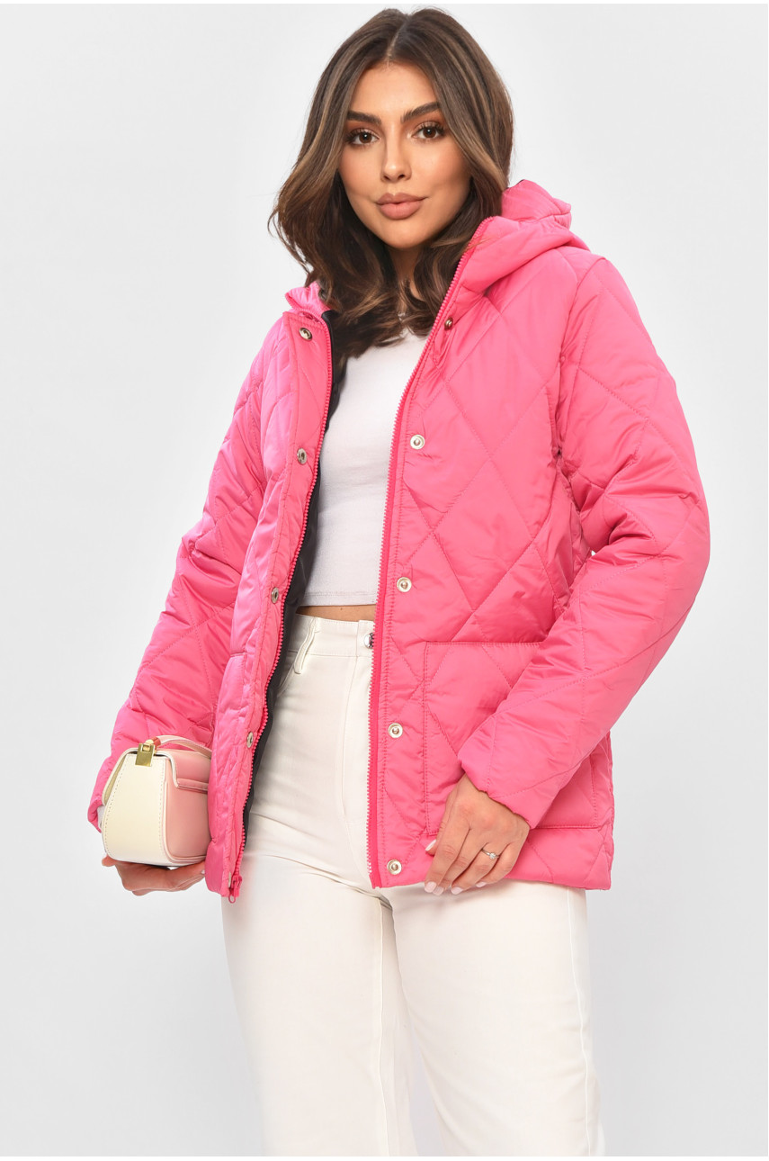 Куртка жіноча демісезонна рожевого кольору 8870 205106