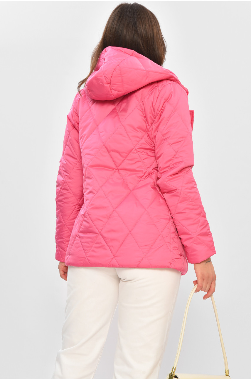 Куртка жіноча демісезонна рожевого кольору 8870 205106