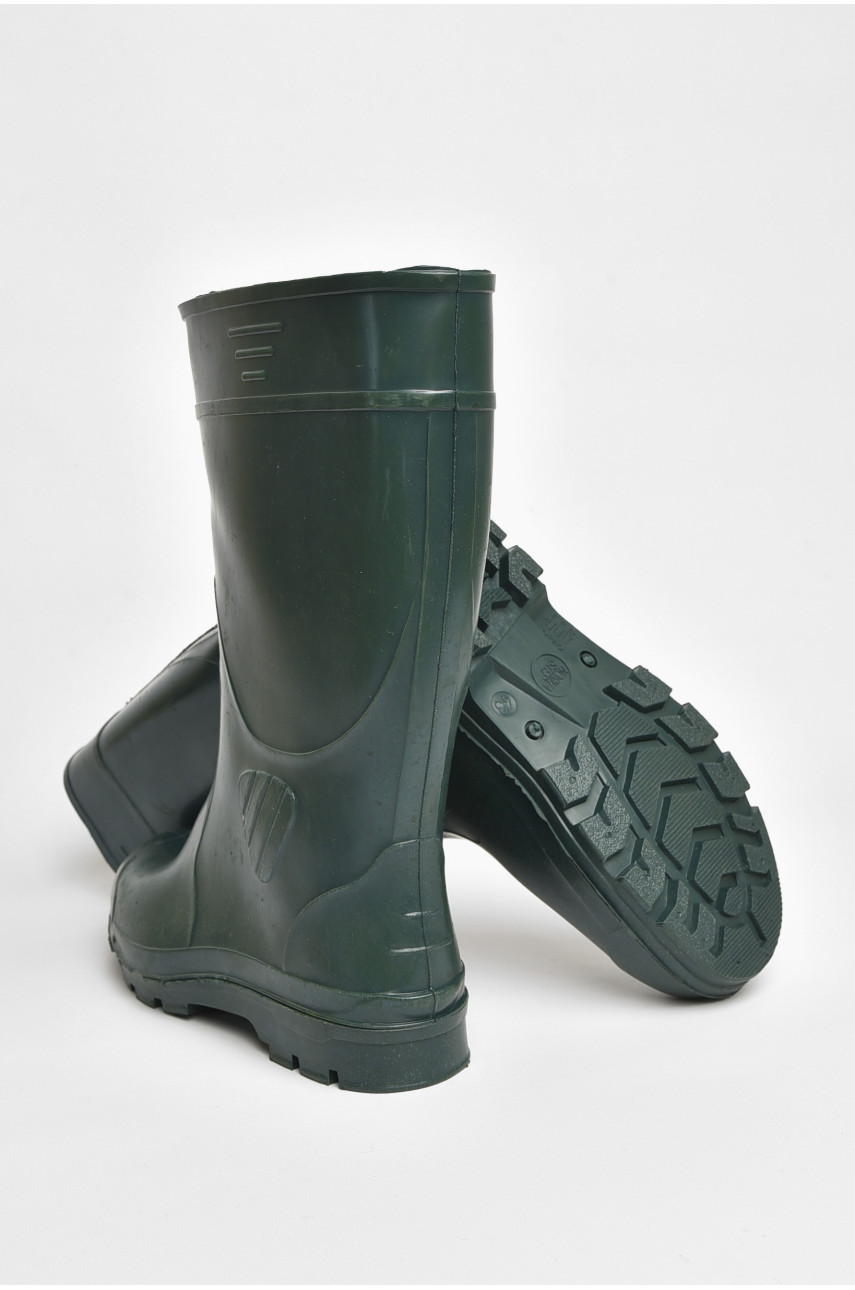 Сапоги резиновые мужские зеленого цвета СМ-05 205113