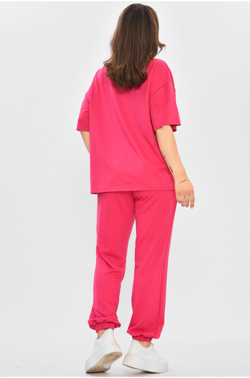 Спортивний костюм жіночий малинового кольору 6025 205129