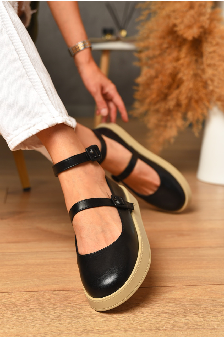 Лофери жіночі чорного кольору Е397-3 205135