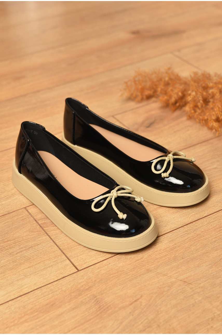 Лофери жіночі чорного кольору Е371-7 205139