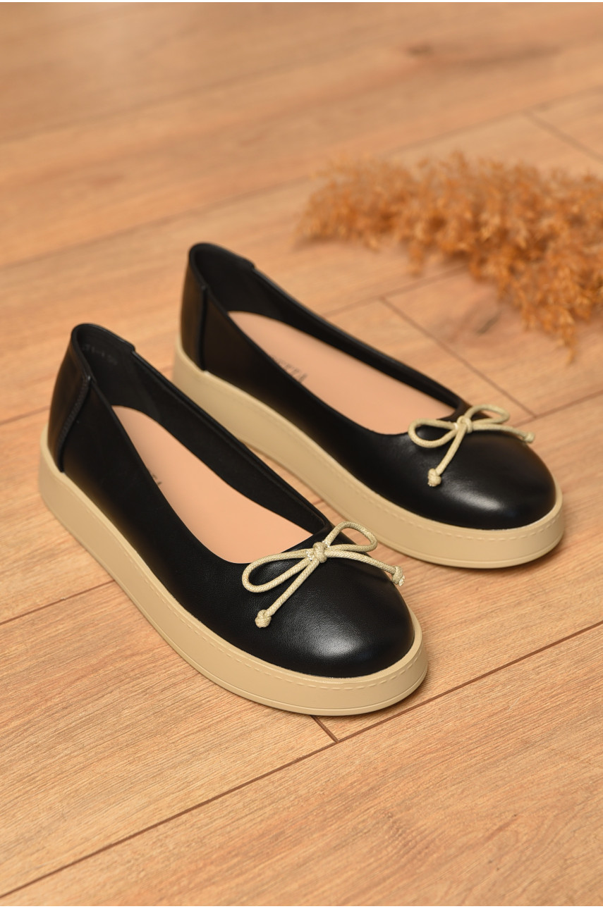 Лофери жіночі чорного кольору Е371-1 205140