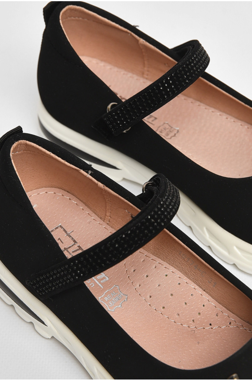 Туфли детские для девочки черного цвета С-Т10174-С 205147