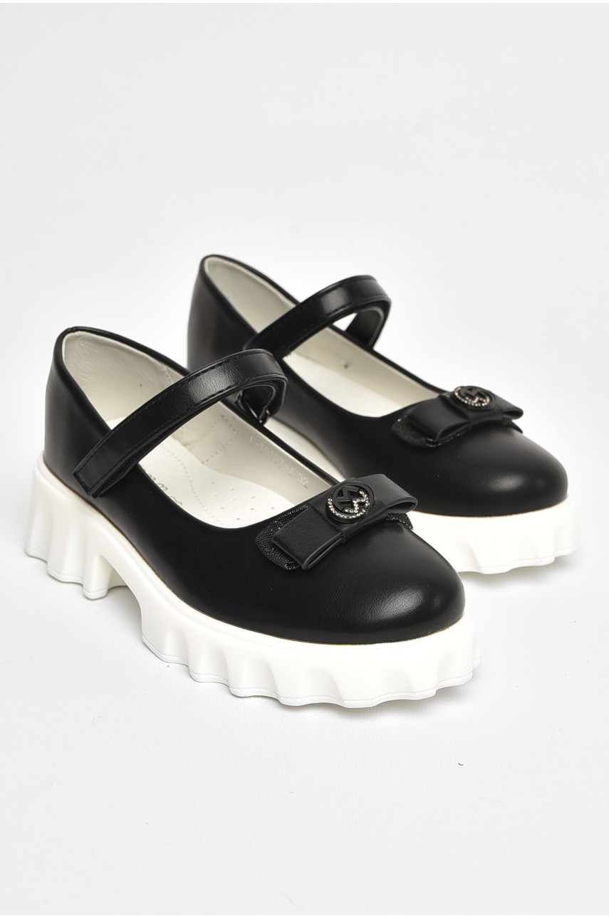 Туфли детские для девочки черного цвета С-Т0197-А 205149
