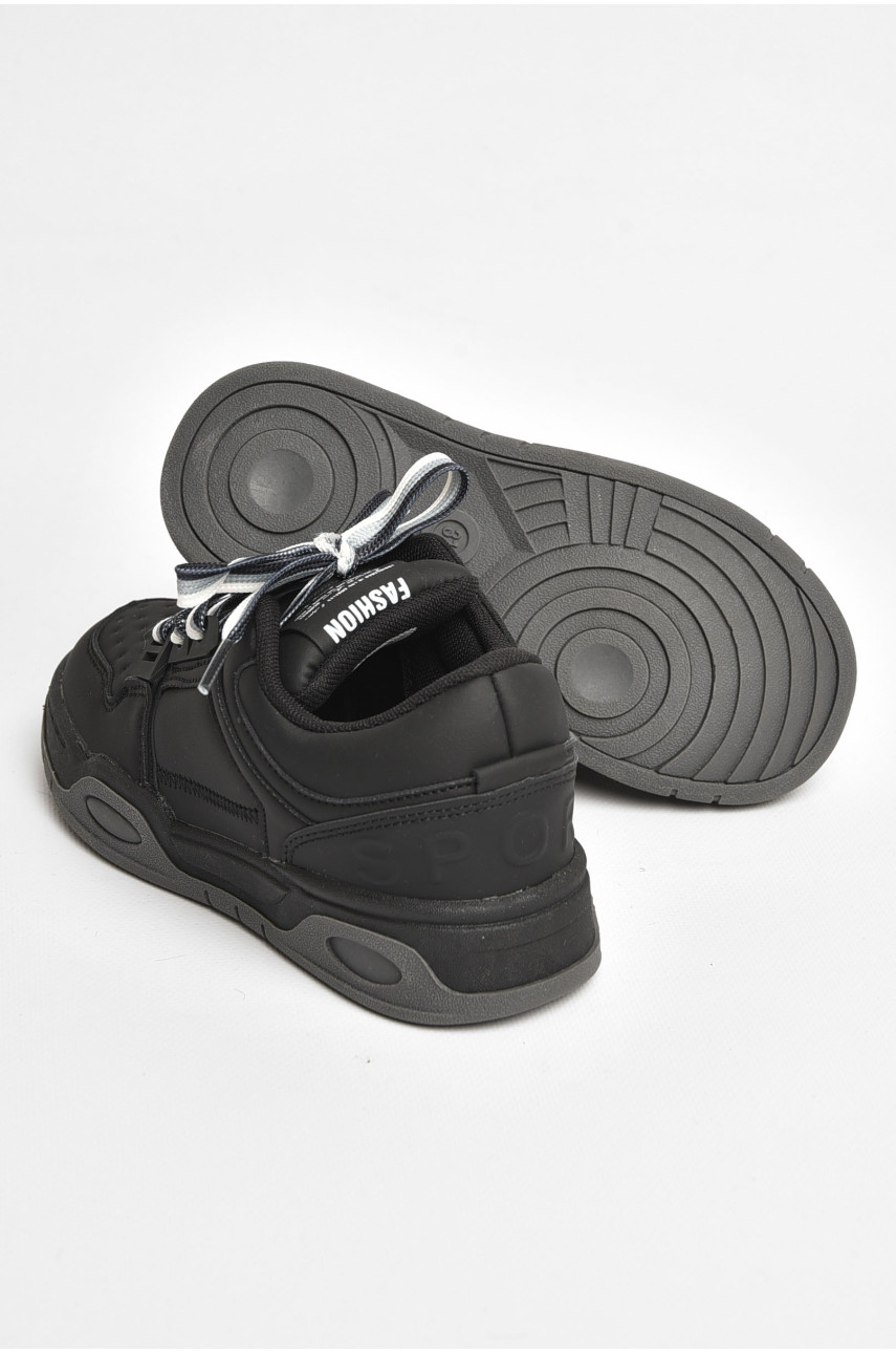 Кроссовки детские для мальчика черного цвета 3332-1С 205152 Кроссовки детские для мальчика черного цвета 3332-1С 205152