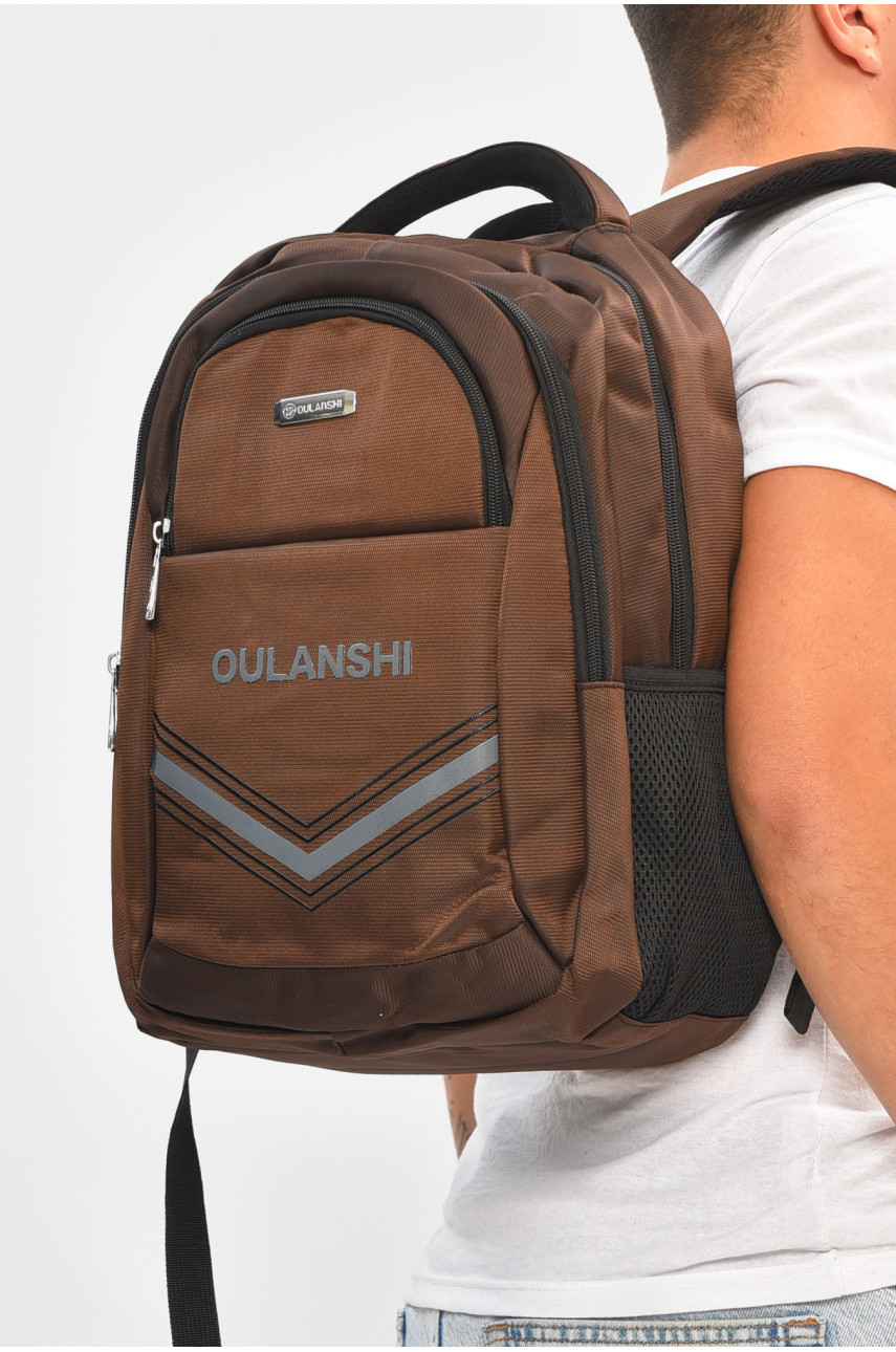 Рюкзак чоловічий коричневого кольору 213 205159