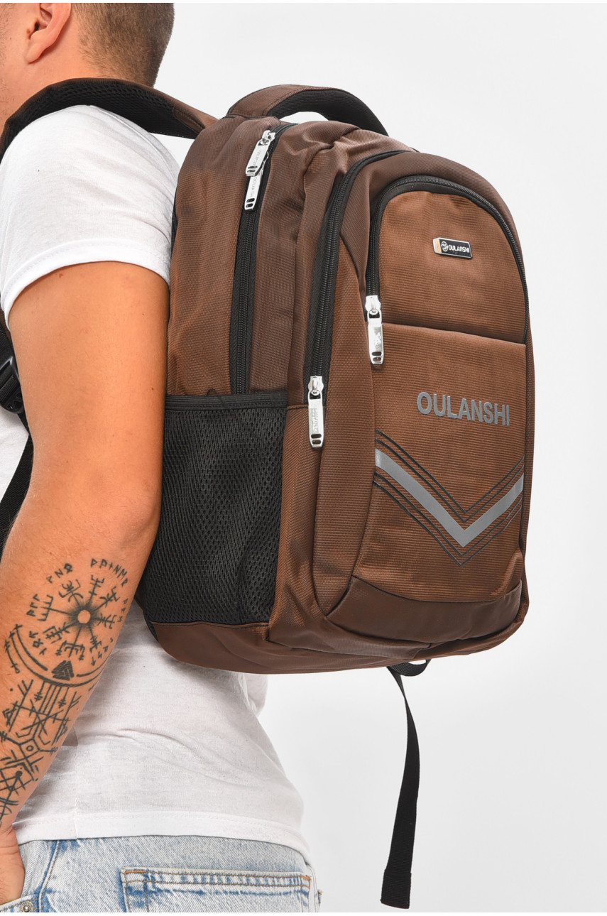 Рюкзак чоловічий коричневого кольору 213 205159