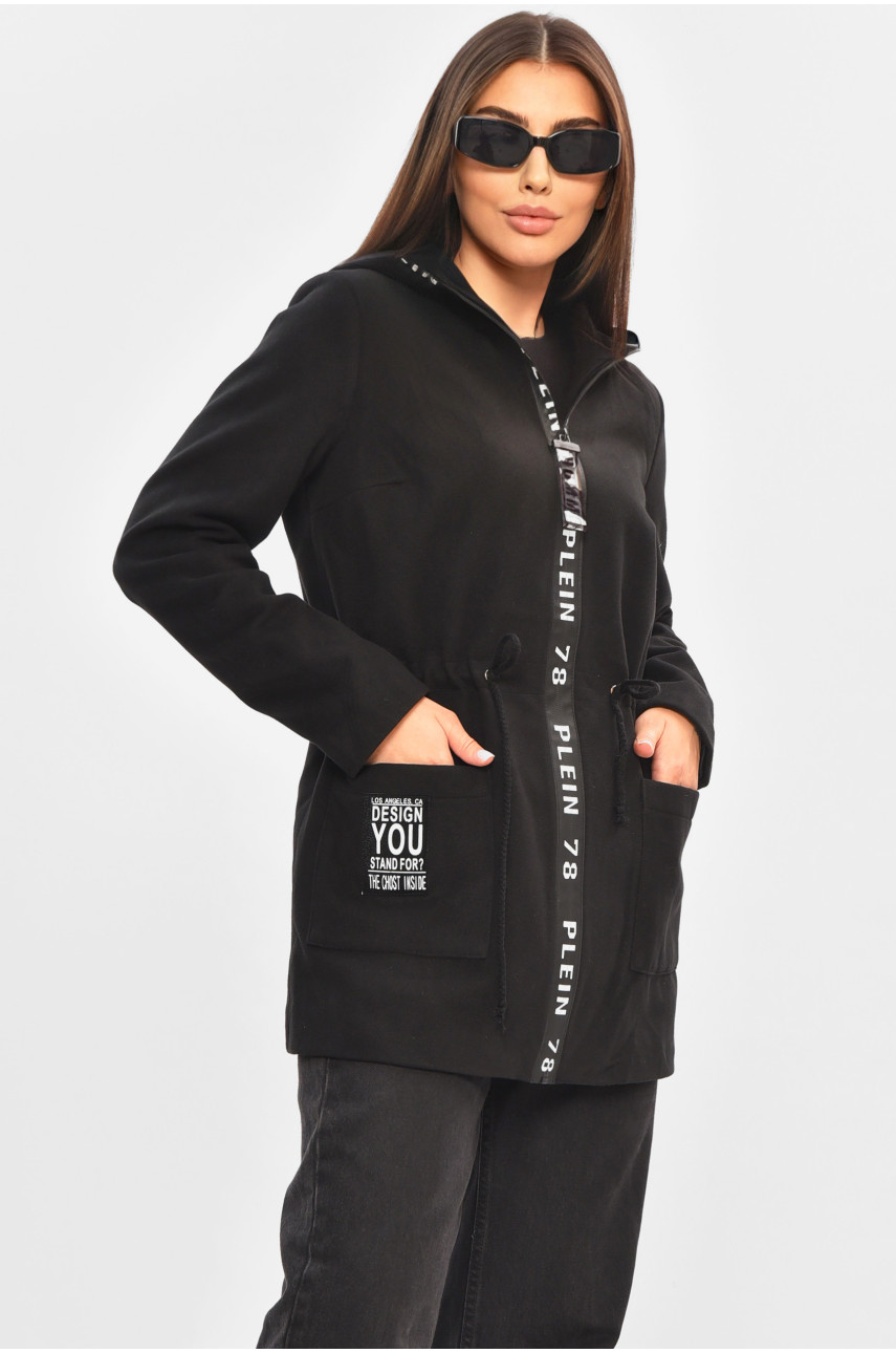 Кардиган женский черного цвета на молнии 237 205183