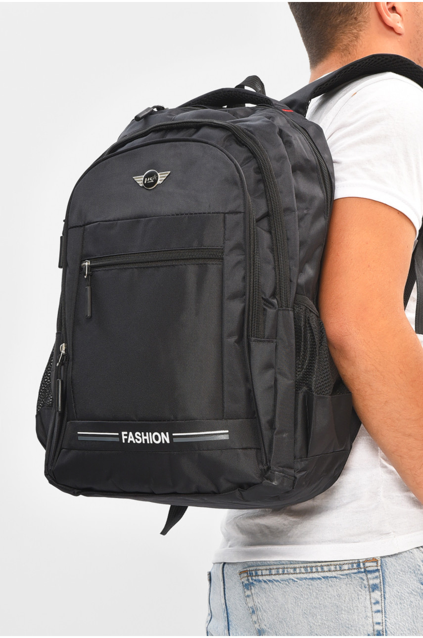 Рюкзак чоловічий спортивний чорного кольору 61982 205217