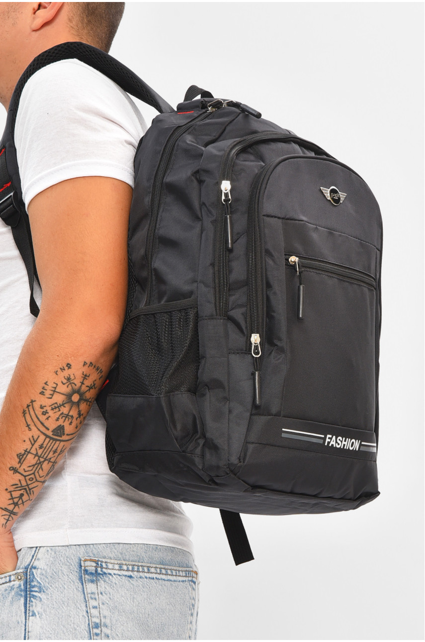 Рюкзак чоловічий спортивний чорного кольору 61982 205217