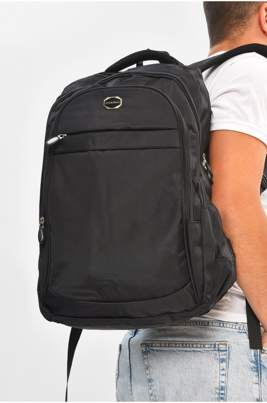 Рюкзак чоловічий спортивний чорного кольору 8269 205218