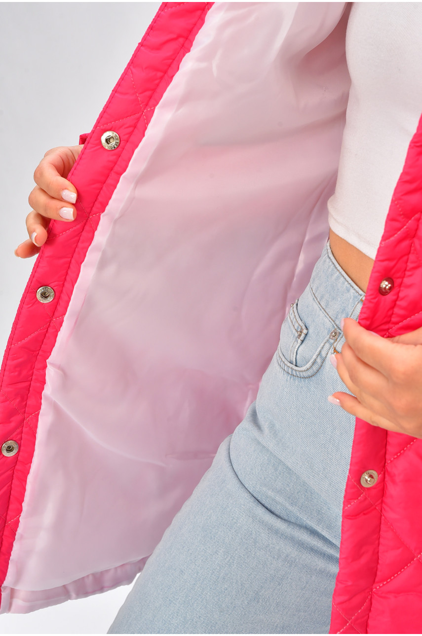Куртка жіноча демісезонна малинового кольору 326 205258