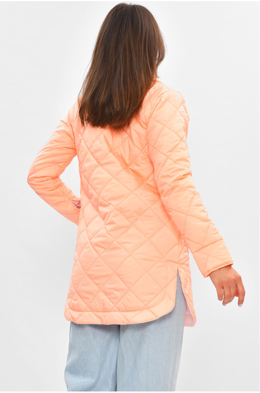Куртка жіноча демісезонна персикового кольору 326 205260