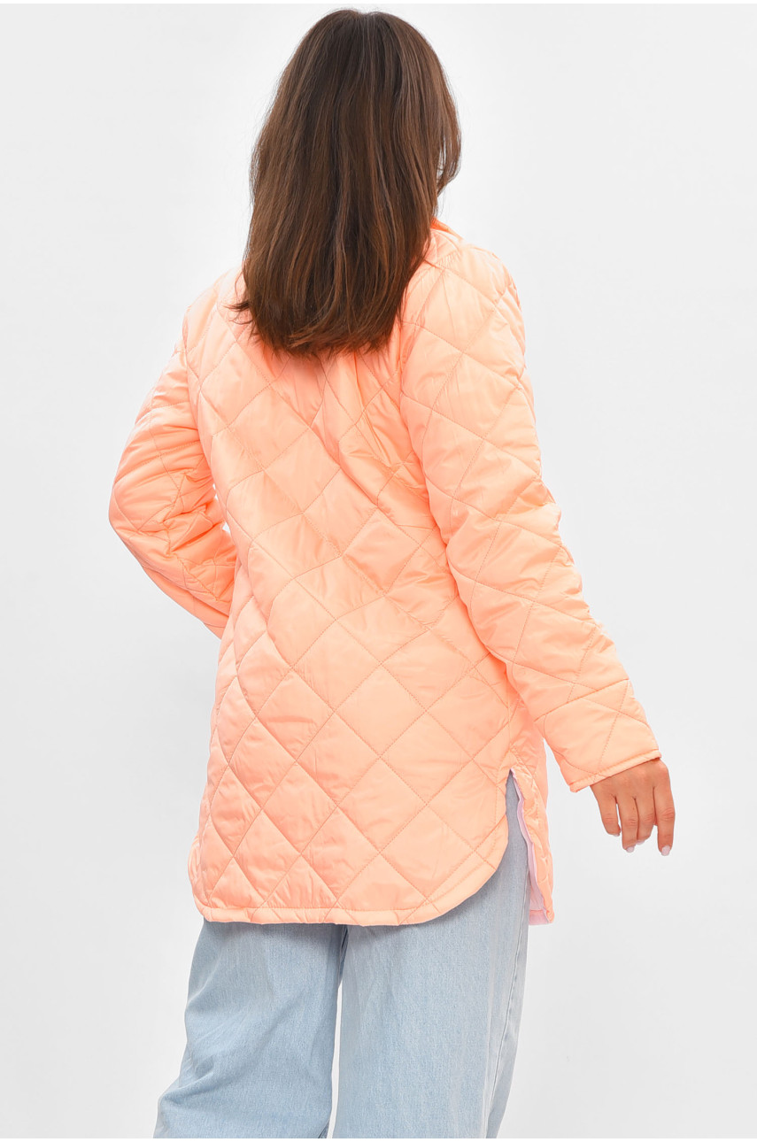 Куртка жіноча демісезонна персикового кольору 326 205261