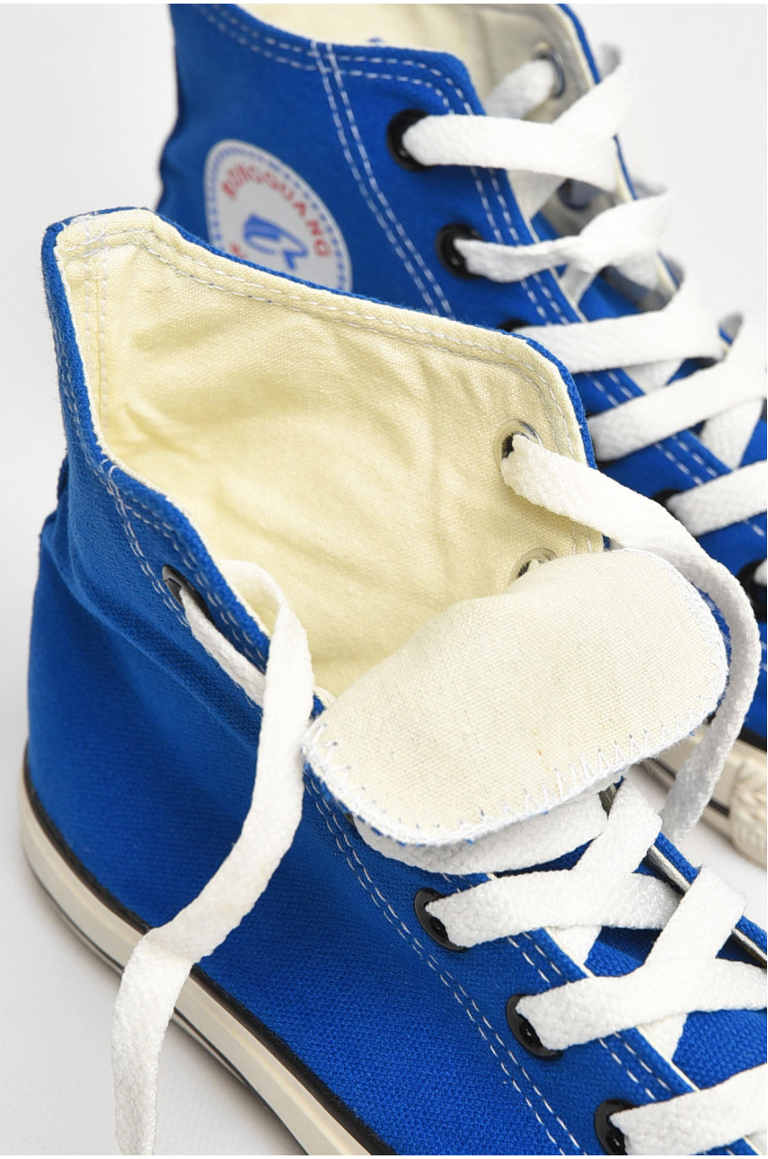 Кеды мужские синего цвета текстиль 8257 205295