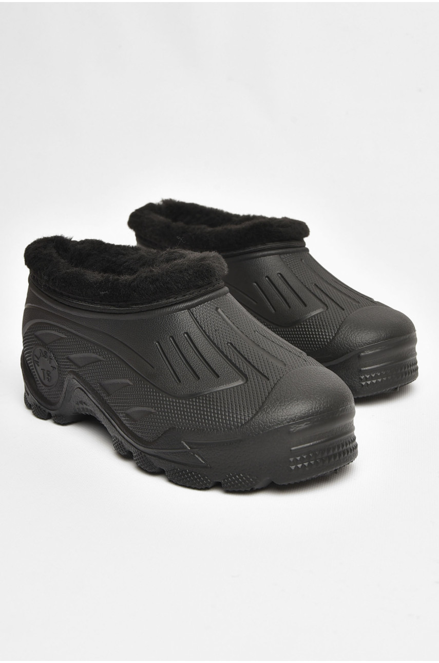 Галоши мужские теплые черного цвета аляска 205306