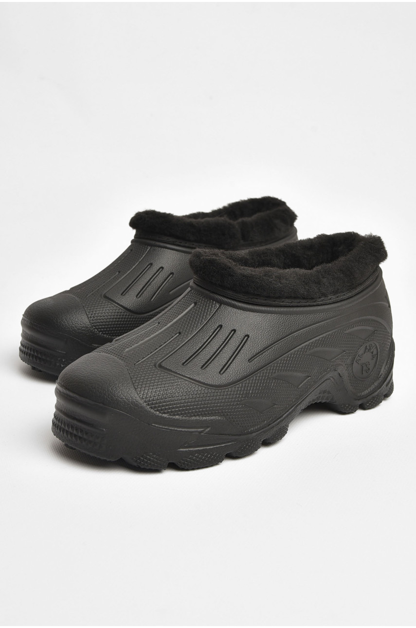 Галоши мужские теплые черного цвета аляска 205306