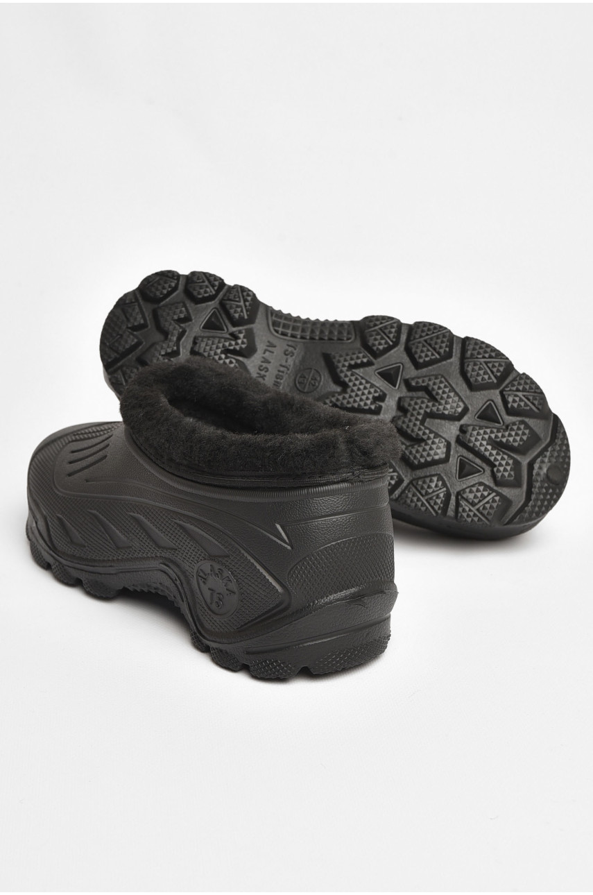 Калоші чоловічі теплі чорного кольору аляска 205306