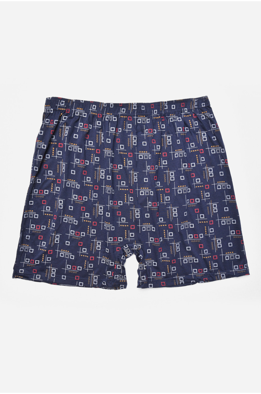 Трусы семейные мужские батальные тёмно-синего цвета 205334