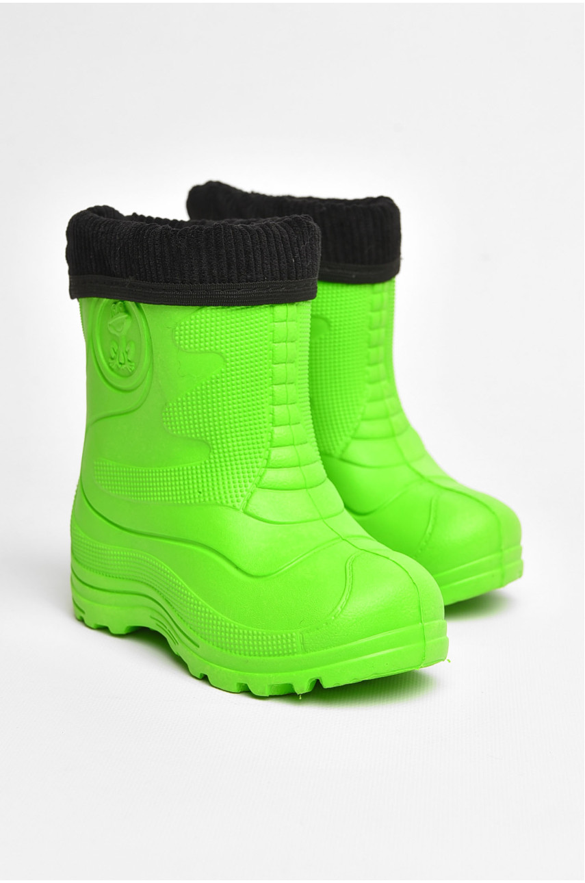 Сапоги пена детские зеленого цвета со сьемным носком рыбачек2330 205336