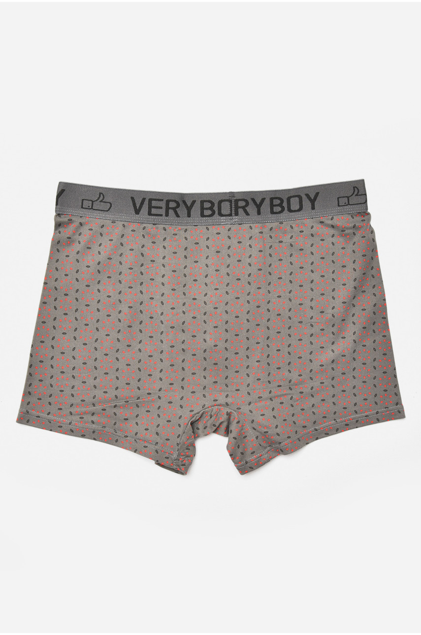 Боксеры мужские серого цвета 6222 205349