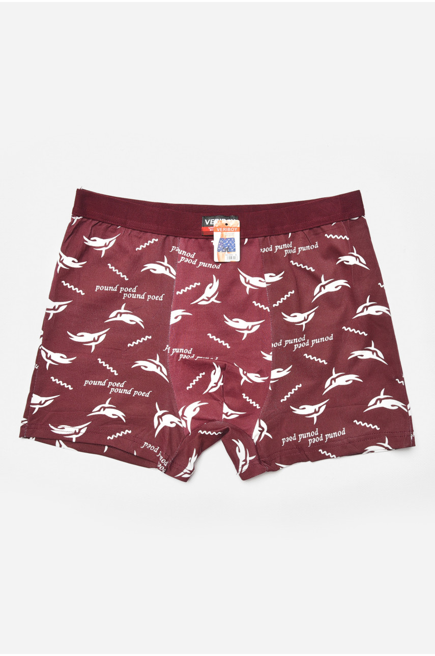 Боксеры мужские бордового цвета 6803 205354
