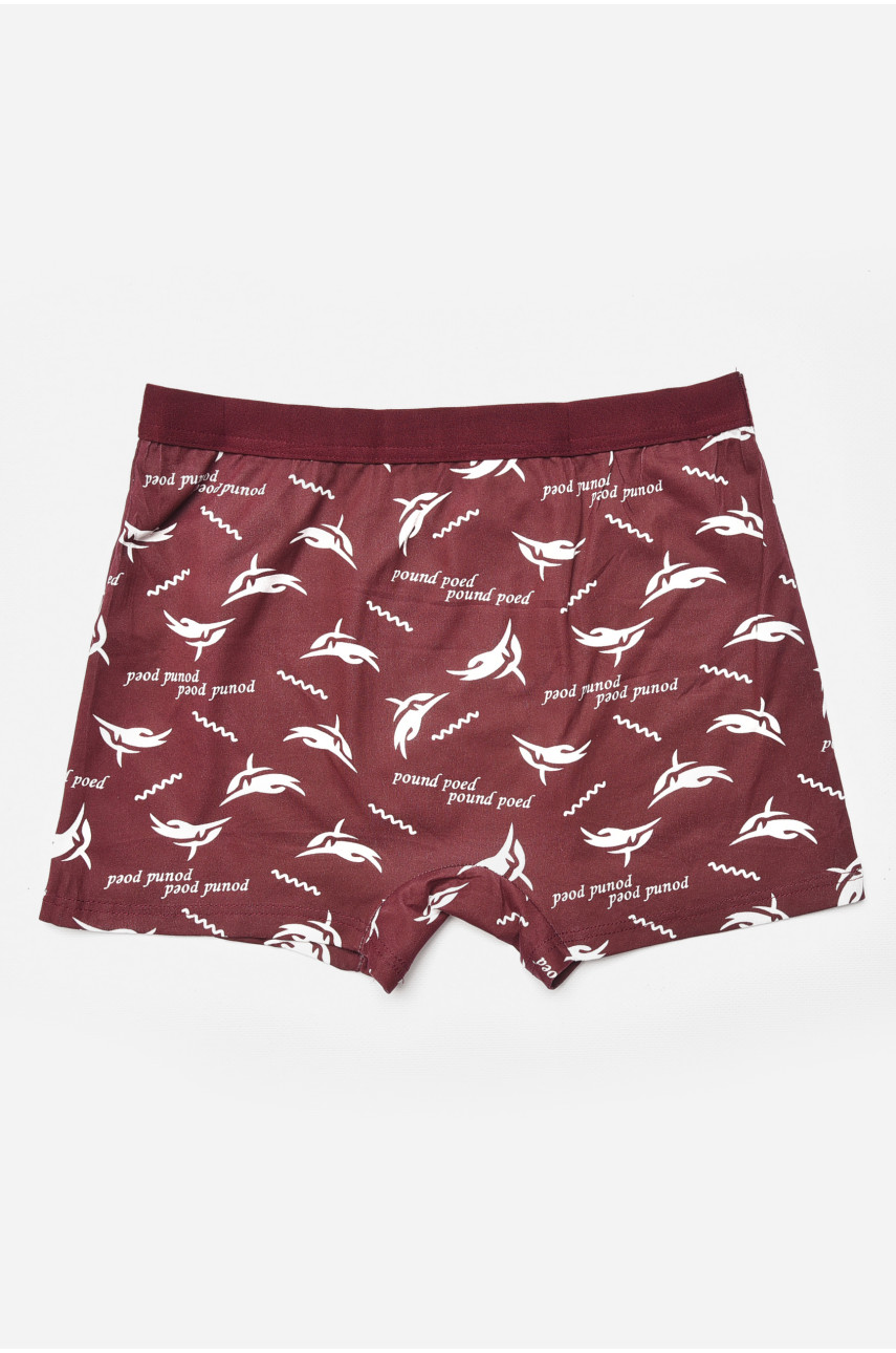 Боксеры мужские бордового цвета 6803 205354