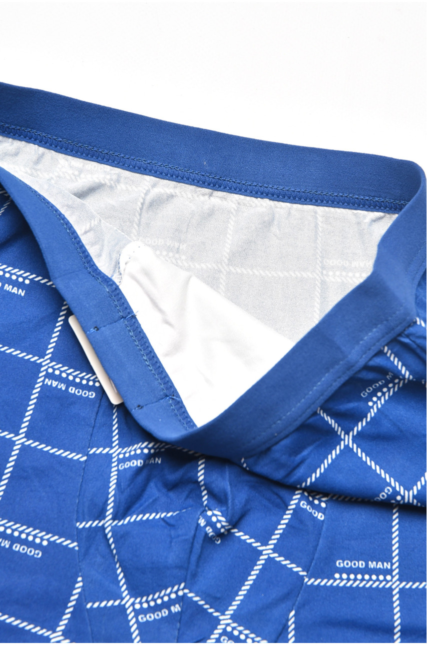 Боксеры мужские синего цвета 6811 205361