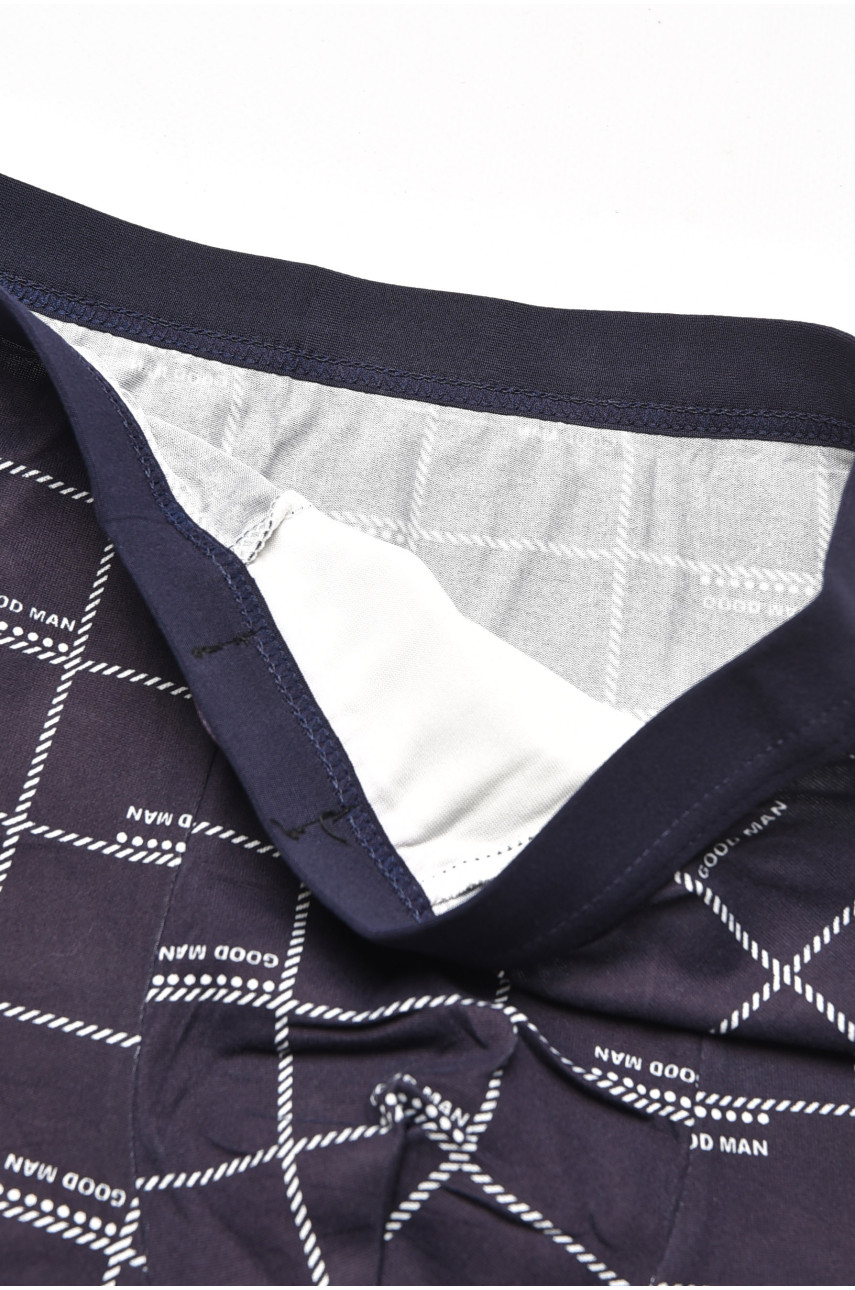 Боксеры мужские тёмно-синего цвета 6811 205362