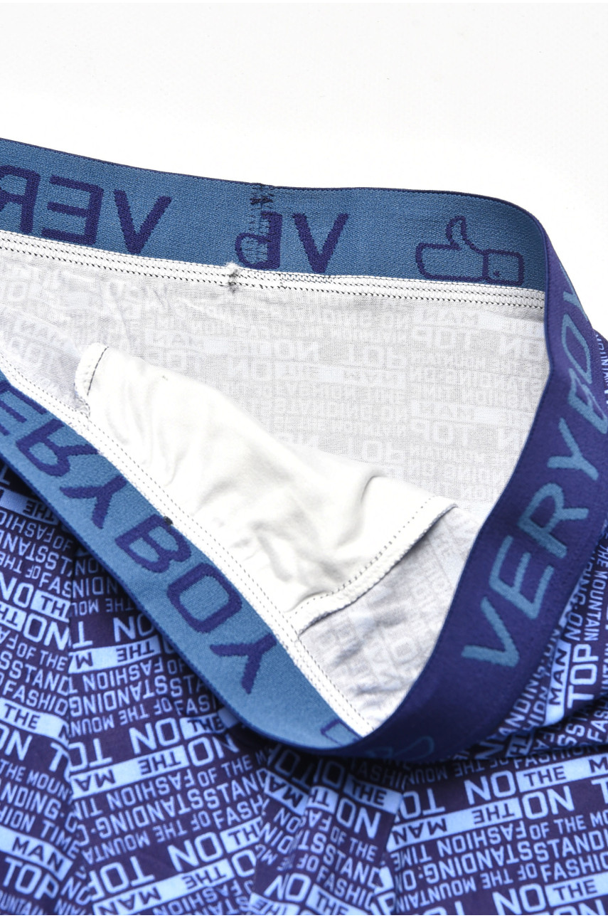 Боксери чоловічі синього кольору 6209 205369