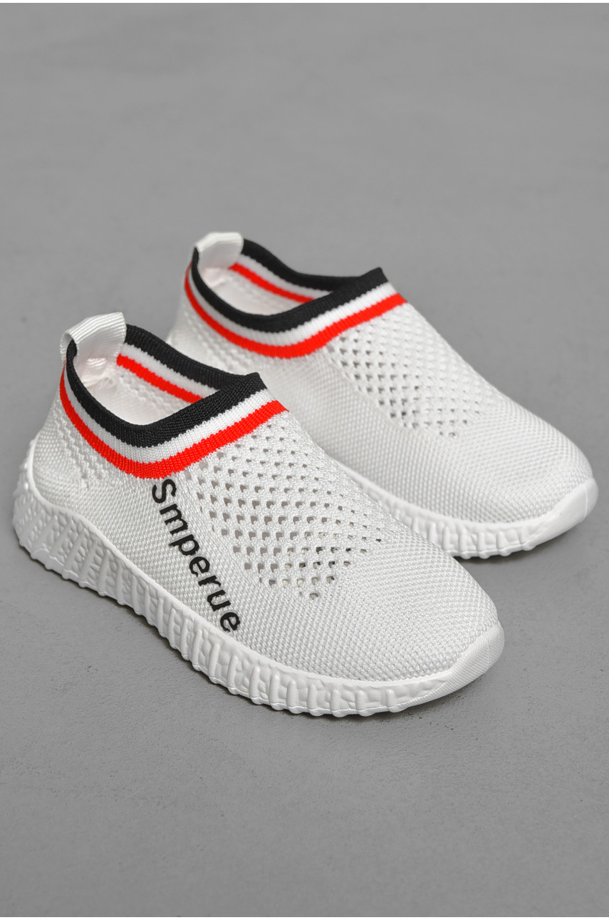 Кроссовки детские белого цвета 5398-6 205405