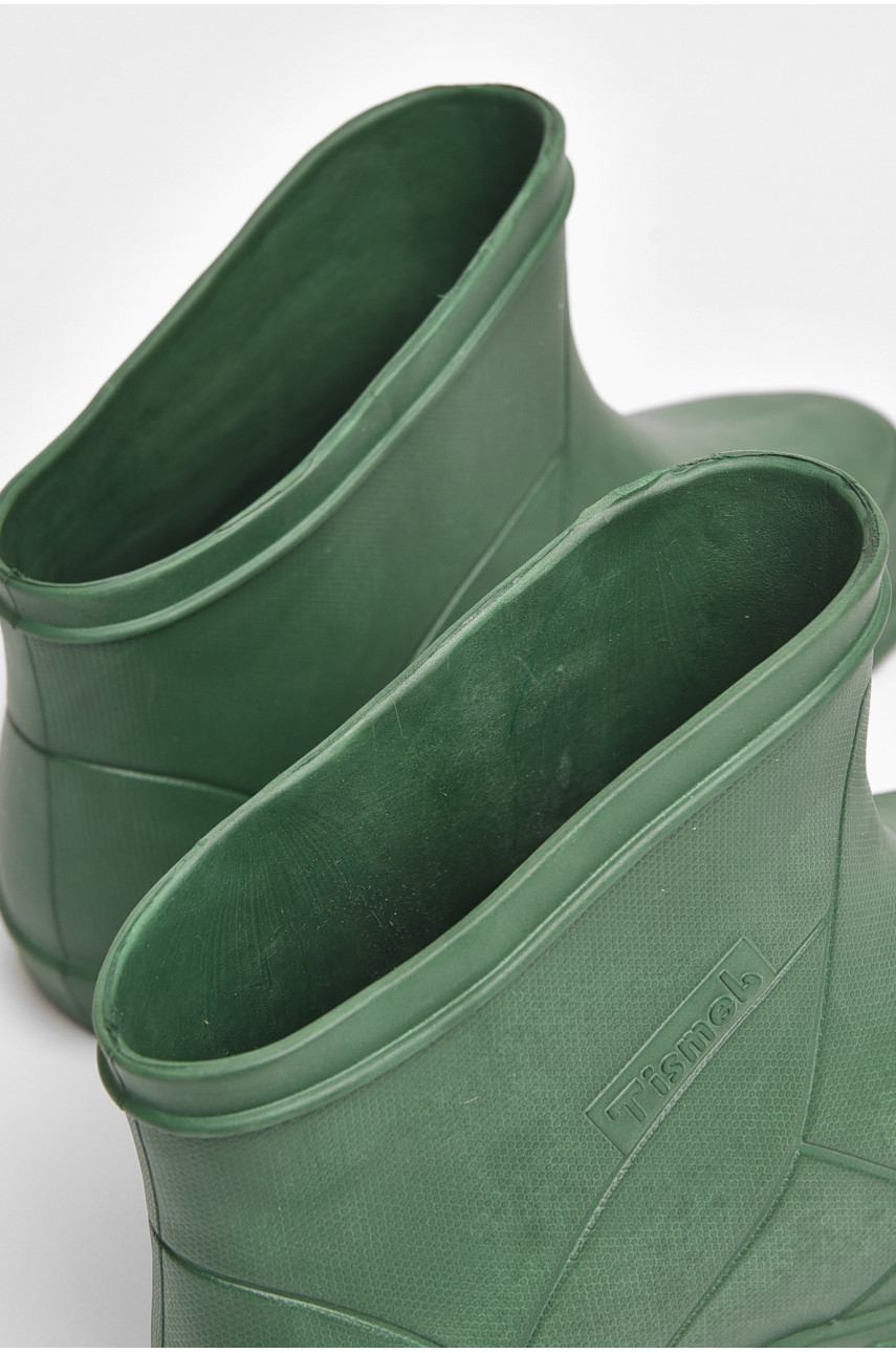 Полусапоги мужские пена зеленого цвета вставка 205407