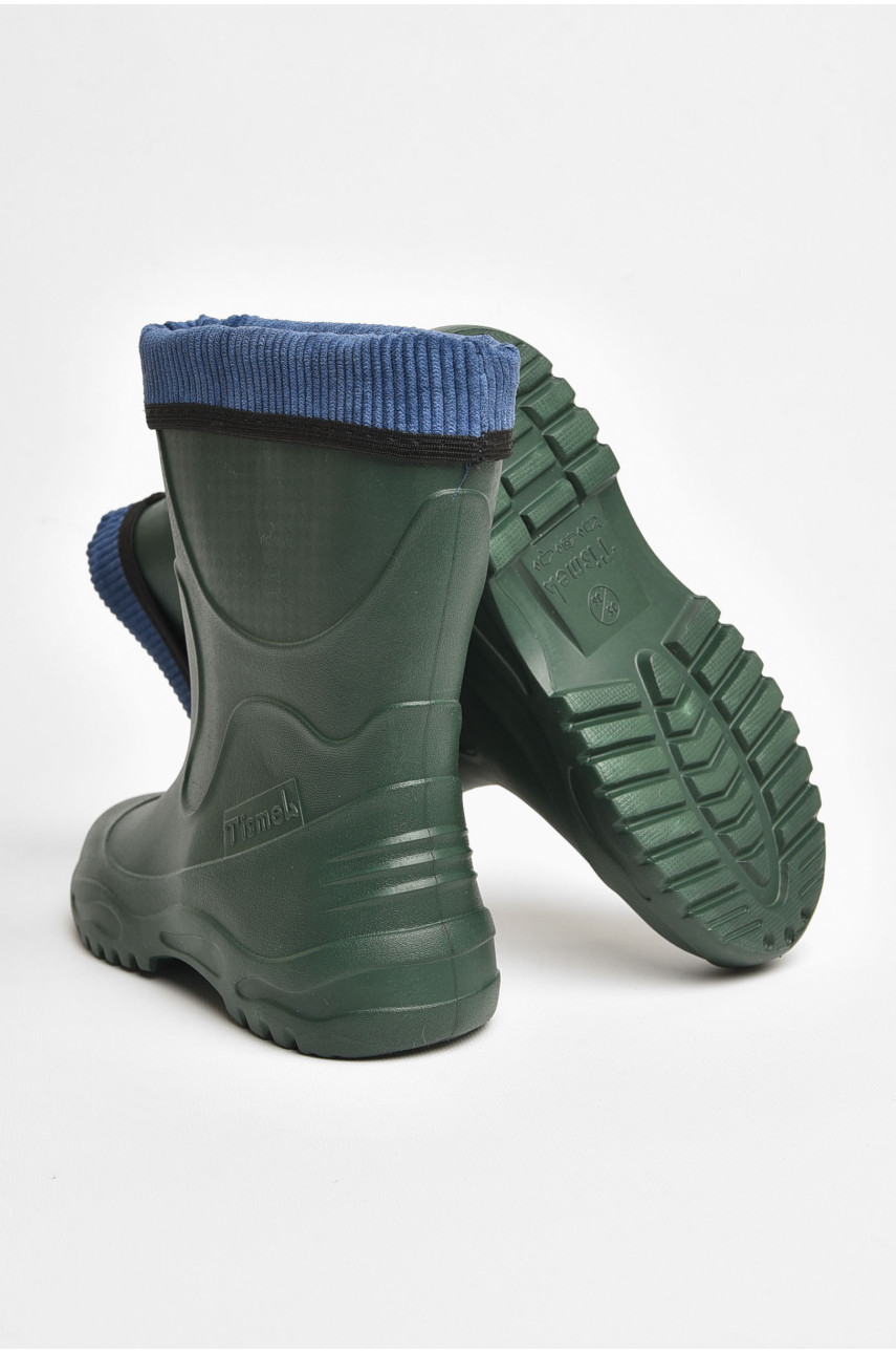 Сапоги пена детские для подростка цвета хаки со сьемным носком 3136 205417