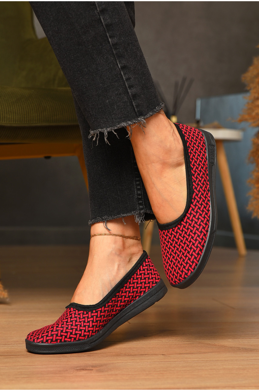 Капці жіночі темно-рожевого кольору Ебіас лодочка 205442