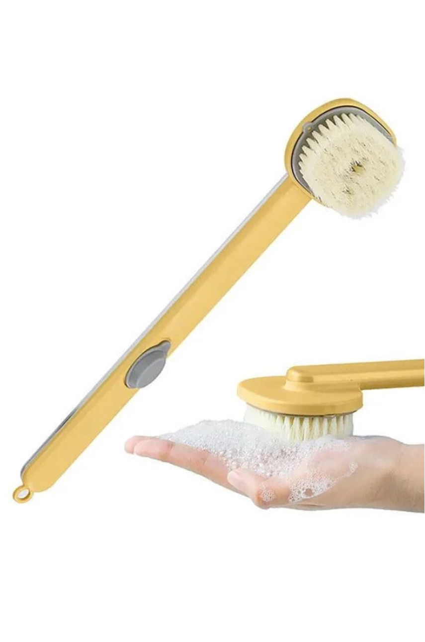 Длинная щетка для душа с дозатором 205450