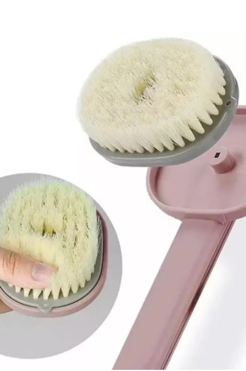 Длинная щетка для душа с дозатором 205451