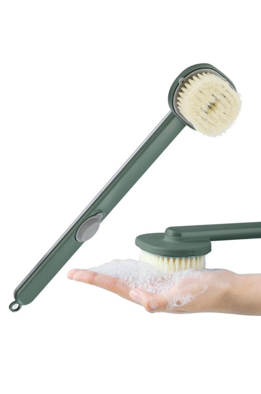 Длинная щетка для душа с дозатором 205452