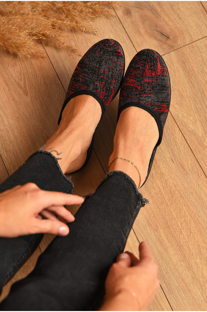 Капці жіночі червоного кольору Луцкие ассорти 205453