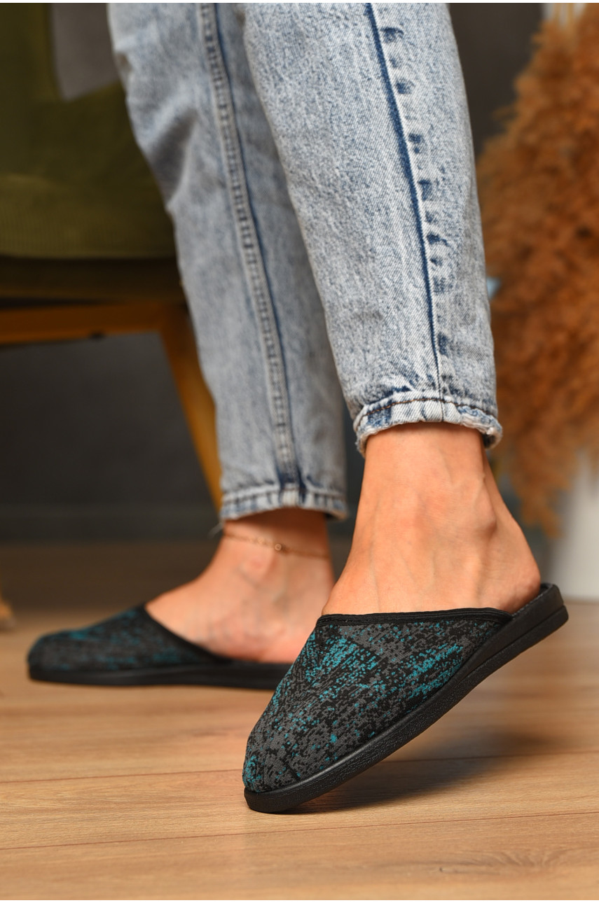 Капці жіночі зеленого кольору Луцкие ассорти 205455