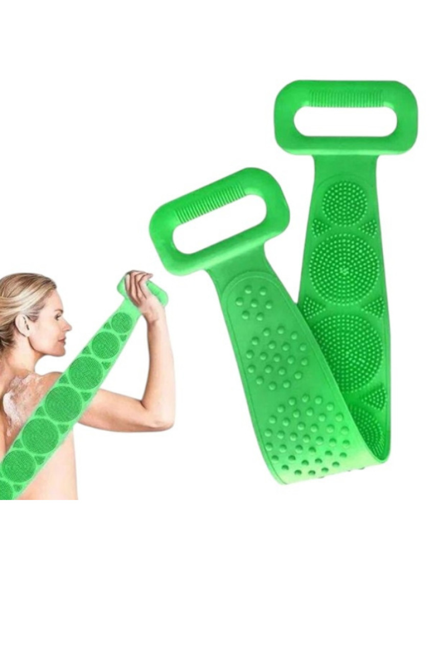 Двусторонняя силиконовая мочалка-массажер для тела Silica Gel Bath Brush 165 205461