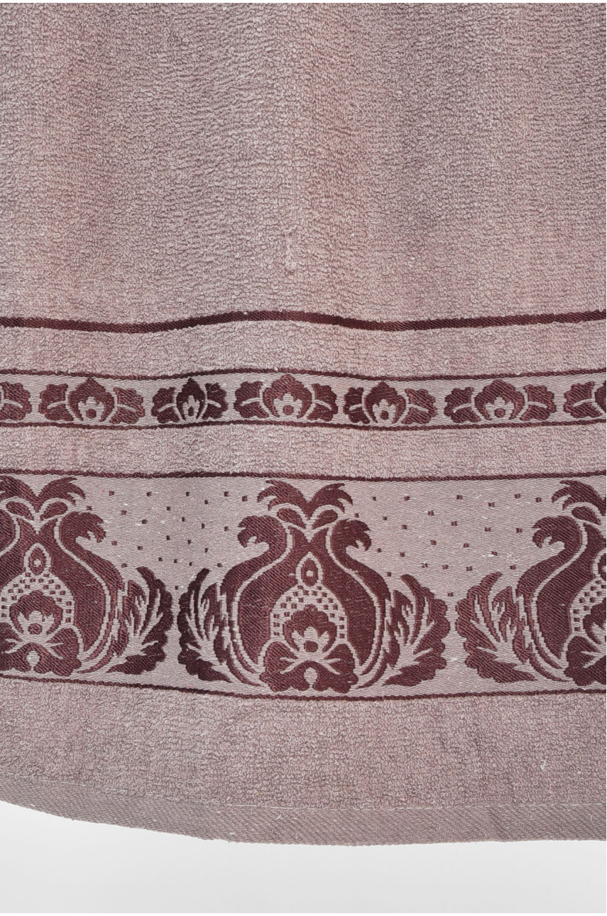 Полотенце банное махровое серого цвета 115220 205466