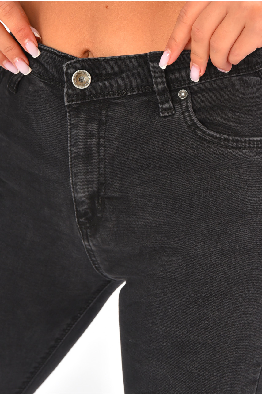 Джинси жіночі скінні чорного кольору 4203 205495 Джинси жіночі скінні чорного кольору 4203 205495