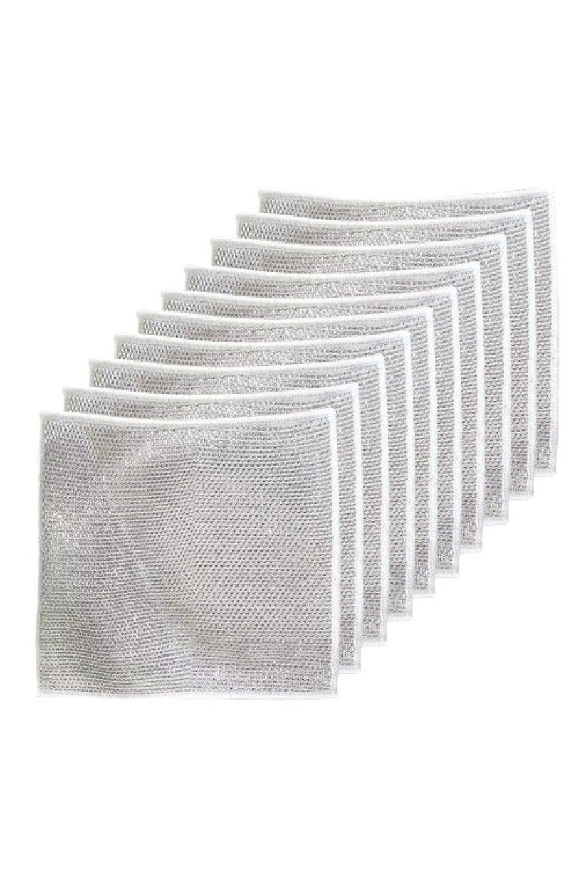 Набор многоразовых салфеток металлических для кухни 20 х 20 (10 шт) 205512
