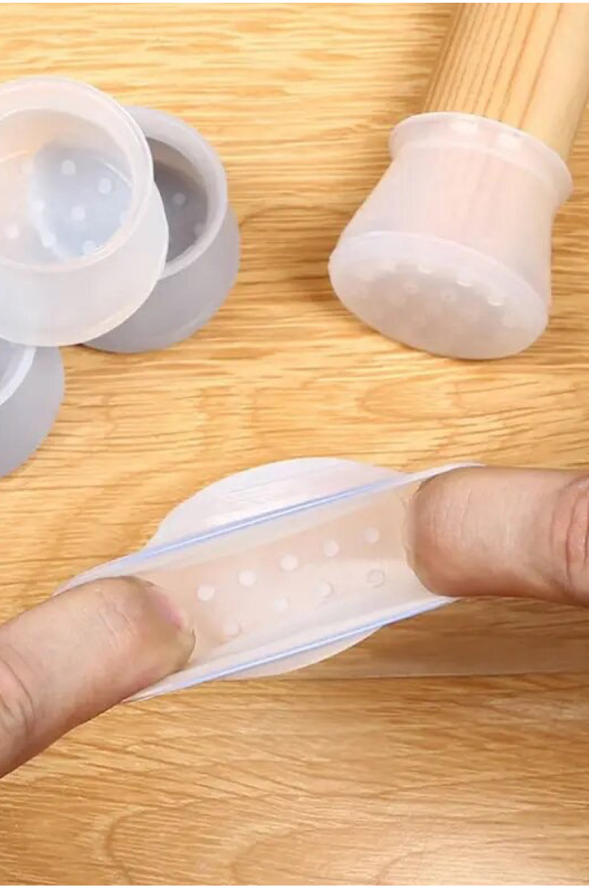 Силиконовые чехлы на ножки стула с антискользящим эффектом 205516